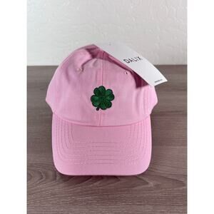 Dalix Pink Baseball Cap 4-Leaf‎ Clover Adjustable Dad Hat Unisex NWT